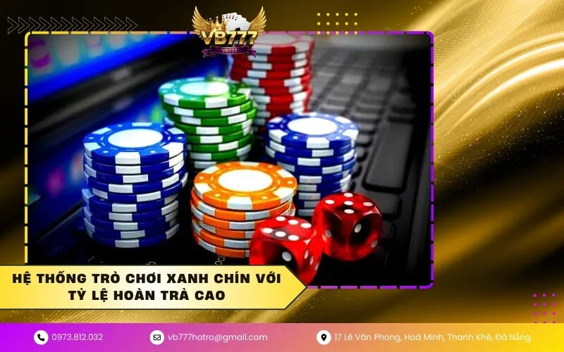 Hệ thống trò chơi xanh chín với tỷ lệ hoàn trả cao